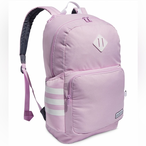 adidas classic 3s iii backpack mauve Horizontal 3 Stripes Plenty of room for team embroidery and branding adidas 3-Stripe Classic backpack for